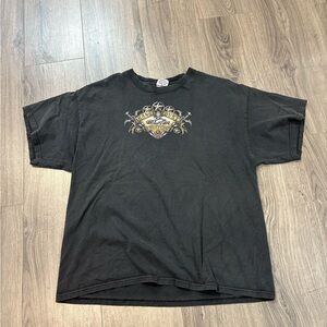 Vintage Orange county choppers Black Graphic Men's T-Shirt